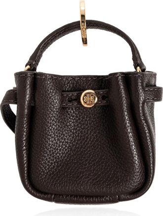 Tory Burch Romy Bucket Bag Charm - Dames - Handtassen - Bruin - ONE Size - Tassen