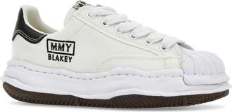 Miharayasuhiro Unisex Ivory Canvas Sneakers White