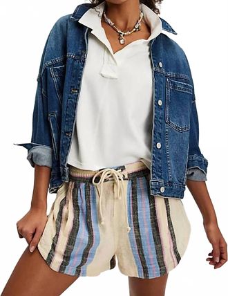 Free People Kali Board Shorts In Sand Combo