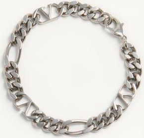 Valentino Garavani Bracciale Vlogo Signature In Metallo Uomo PALLADIO L