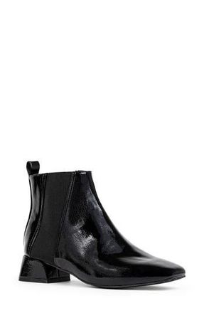 Donald J Pliner Square Toe Boot in Black Smooth at Nordstrom Rack, Size 5.5
