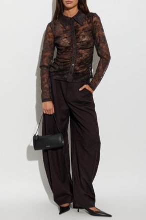 Gestuz Pleated Trousers Gzcallia, Womens, Brown