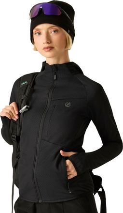 Dare 2B Dare 2B Heat Weave stretch-tussenlaag voor dames (Zwart)