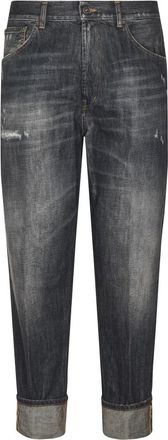 Dondup Hombre, Vaqueros, Negro, Talla: W32