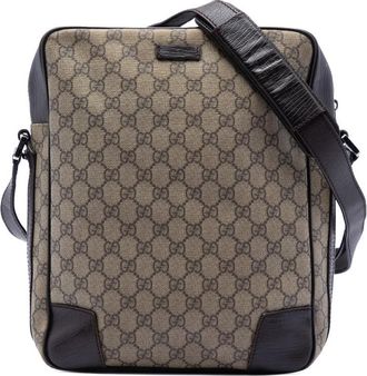 Gucci Pre-owned Gucci GG Supreme Web Crossbody Unisex 145839 001013