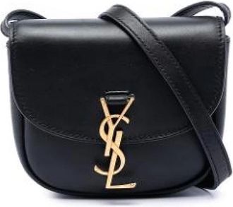 Saint Laurent Pre-owned Cross Body Bags, female, Black, Size: ONE SIZE Pre-owned Kaia Crossbody Bag