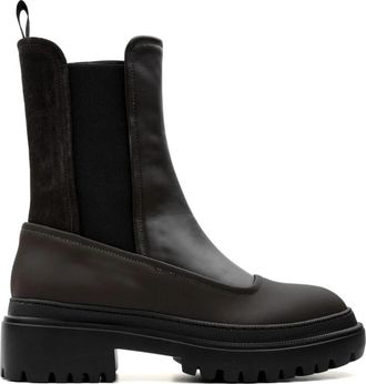 L'autre Chose Bruine Dameslaarzen - Dames - Chelseaboots - Bruin - 38 EU - Schoenen