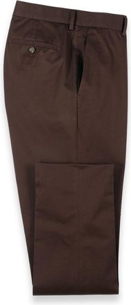 Paul Fredrick Non-iron Cotton Stretch Twill Pants