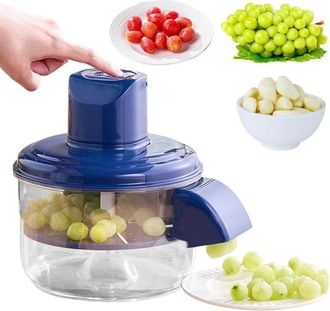 OEM &Eacute;plucheur &Eacute;lectrique - 20 X 22 Cm - Pour Raisins Ail Tomates - Rechargeable Sans Fil - Acier Inoxydable 304 - 1300 Mah - 1 Pi&egrave;ce