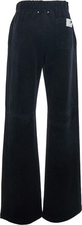 Golden Goose Womens Black Jogger Pants With Elastic Waistband Cotton Trousers