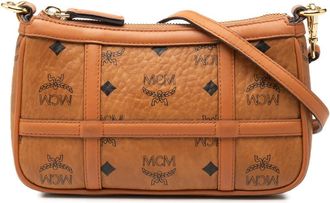 MCM Pre-owned MCM Mini Visetos Coated Canvas Delmy Chain Satchel Ladies 0PIMCV793Y9HTRQI