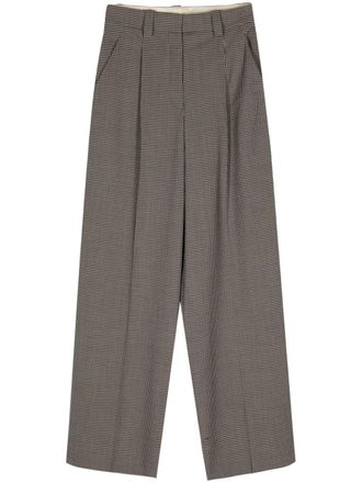 Alysi wide-leg trousers - Brown