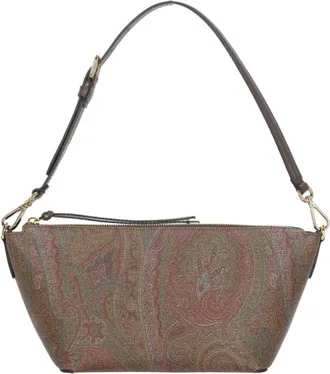 Etro Tassen, Dames, Veelkleurig, ONE Size, Katoen, Essenti&euml;le Schoudertas met Paisley Patroon