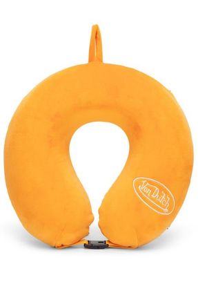 Von Dutch Classic Memory Foam Travel Neck Pillow in Orange at Nordstrom