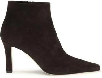 The Row Leren enkellaarsjes van lamsleer - Dames - Laarzen met Hak - Bruin - 37 EU - Leer - Schoenen