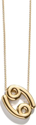 BaubleBar Zodiac Pendant Necklace in Cancer at Nordstrom
