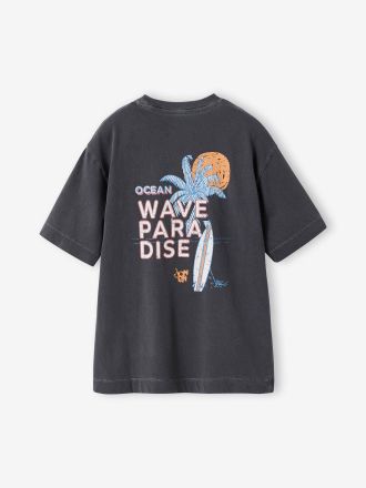 Jonen Oversize T-Shirt Kinder JONEN, Baumwolle anthrazit