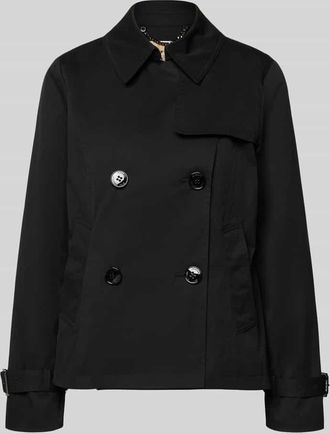 Michael Kors Trenchcoat mit Knopfverschluss in Black, Gr&ouml;&szlig;e XL