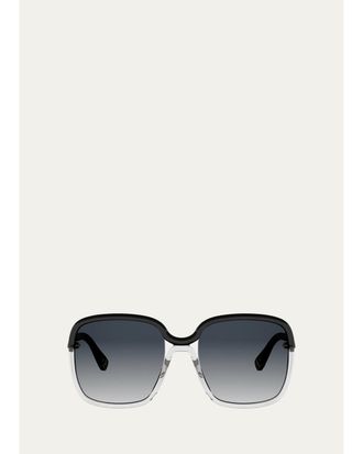 Dior Twincolors S1I 56MM Square Sunglasses