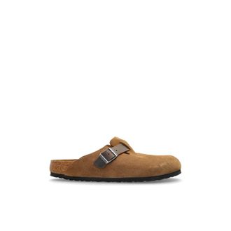 Birkenstock Mules, male, Brown, Size: 10 US Boston VL/Shearling slides