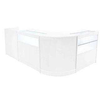 MonsterShop Gravity LED Shop Counter Set B900, C900, TB60 & CM60 - White