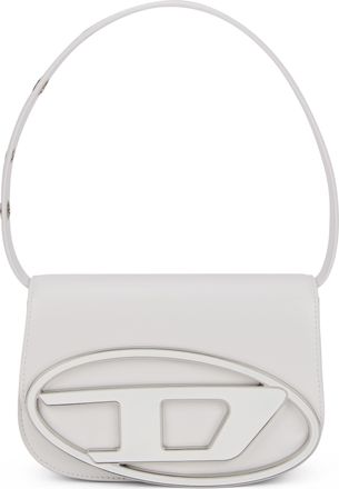 Diesel Womens Shoulder Bag 1dr White Leather Calfskin Handbags Hand
