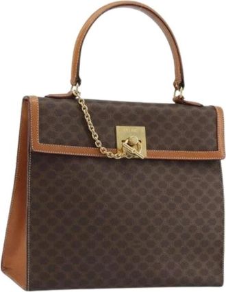 Celine Pre-owned Vintage Handtas - Dames - Vintage Handtas - Bruin - ONE Size - Leer - Vintage