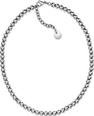 Tommy Hilfiger Womens 2700792 Ladies Necklace - Silver Stainless Steel - One Size
