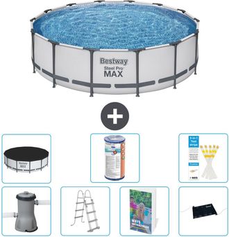 Bestway Piscina Bestway Steel Pro Max Redonda - 427x122 Cm - 8-piezas S619