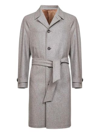 D4.0 belted coat - Beige