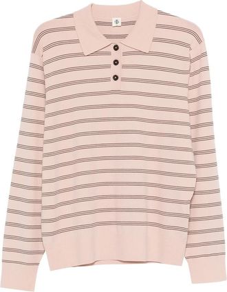 The Garment Madison Striped Polo Top