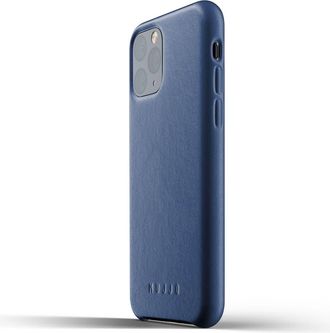 Mujjo Full Leather Case for iPhone 11 Pro Max in Monaco Blue at Nordstrom