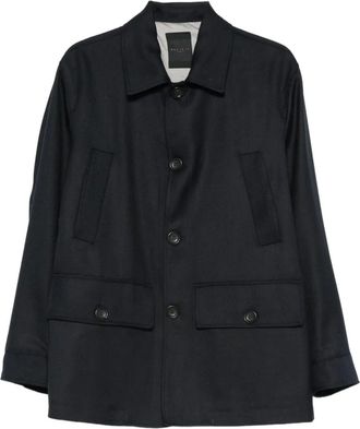 Outfit Italy buttoned jacket - men - Viscose/Acrylic/Polyester/Wool/Polyester/Cotton - M - Blue