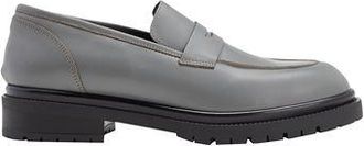 8 by YOOX LEATHER ROUND-TOE PENNY LOAFER