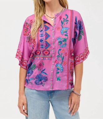 Johnny Was Brony Blouse In Pink