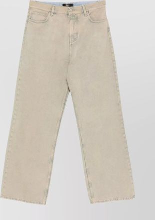 Amiri relaxed fit wide leg denim trousers