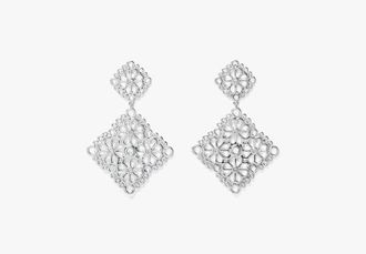 Kate Spade New York Spade Flower Lace Drop Earrings