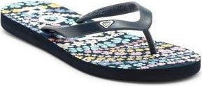 Roxy Tahiti VII Flip Flop in Navy Overflow at Nordstrom Rack, Size 10