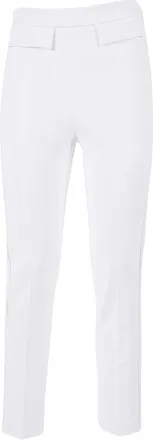 Elisabetta Franchi Cropped Tailored Minimalist Straight-Leg Pants