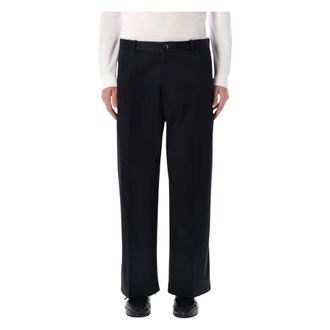 Nine In The Morning Straight Trousers, male, Black, Size: XS Thiago Chino