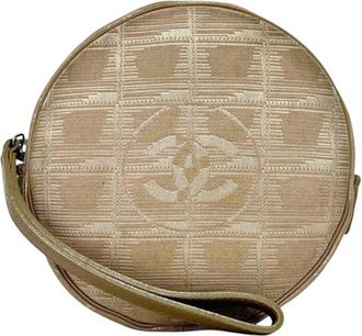 Chanel Beige Nylon Pouch (Pre-Owned)
