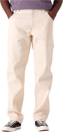 Dickies Raw Twill Ecru Stijlvolle Broek - Heren - Straight fit broeken - Beige - W33 L32 - Broeken