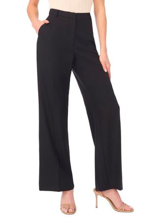 Ted Baker Carina Straight Leg Suit Pants in Rich Black at Nordstrom, Size 10