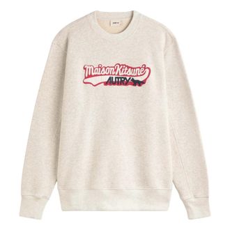 Autry Hoodies & sweatvesten, Heren, Beige, M, Katoen, Sudadera M Kitsune