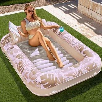 No Brand Camas Hinchables Para Piscina, Tumbonas Flotantes, Ba&ntilde;eras, Sillas De Playa, Balsas Hinchables, Aptas Para Tomar El Sol, Tumbonas Hinchables Para Adul