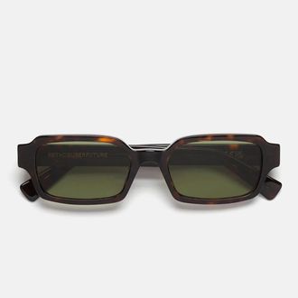 Retro Superfuture Sunglasses Carino 3627 8 Ze Brown/Green Unisex