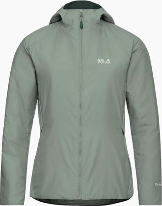 Jack Wolfskin Womens Jack Wolfskin Womens Trail Light Hybrid Windbreaker - Tan - Size: 18/16