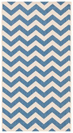 Safavieh Alfombra azul/beige 79 x 152 cm