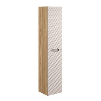 Petits Meubles Armario de ba&ntilde;o 2 puertas estratificado Beige marr&oacute;n