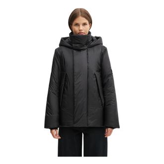 Rains Torna Curve Jacket - Dames - Winterjassen - Zwart - S - Leer - Jassen